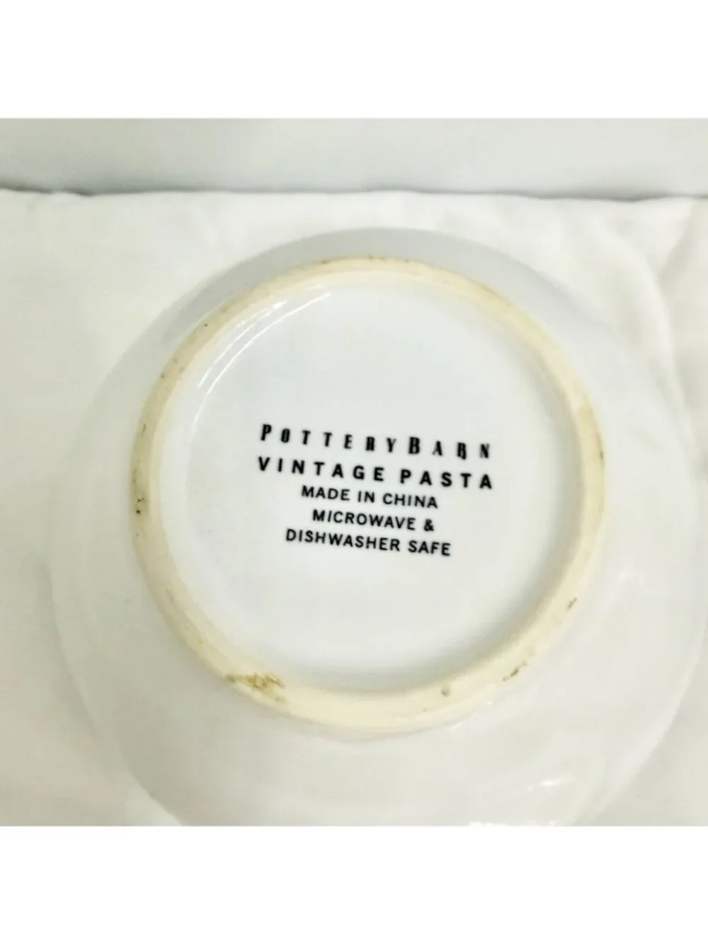 Pottery Barn Vintage Pasta Parmesan Cheese & Olive Oil Covered Dish Set Ceramic